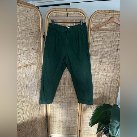 Pistola Kellin High Rise Pleated Trouser Green - Picture 5 of 7